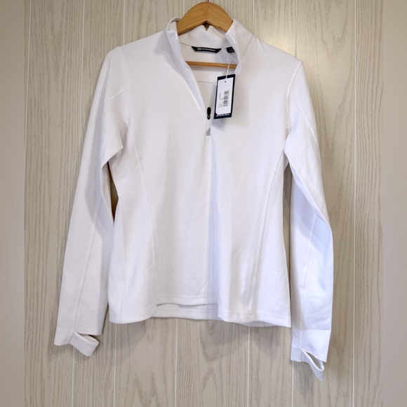 Cutter & Buck Women’s 1/4 Zip Pullover White Size M NWT - Picture 1 of 4
